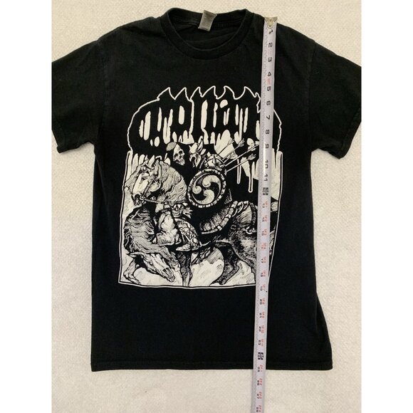 Conan The Barbarian Horseback Battle Hammer Black Cotton Graphic T-shirt Small - Picture 5 of 5